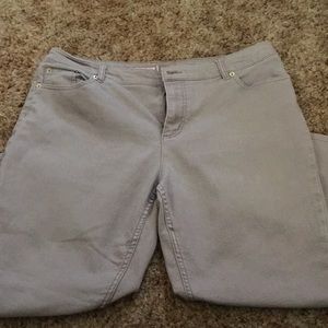 Ladies Khaki Capris